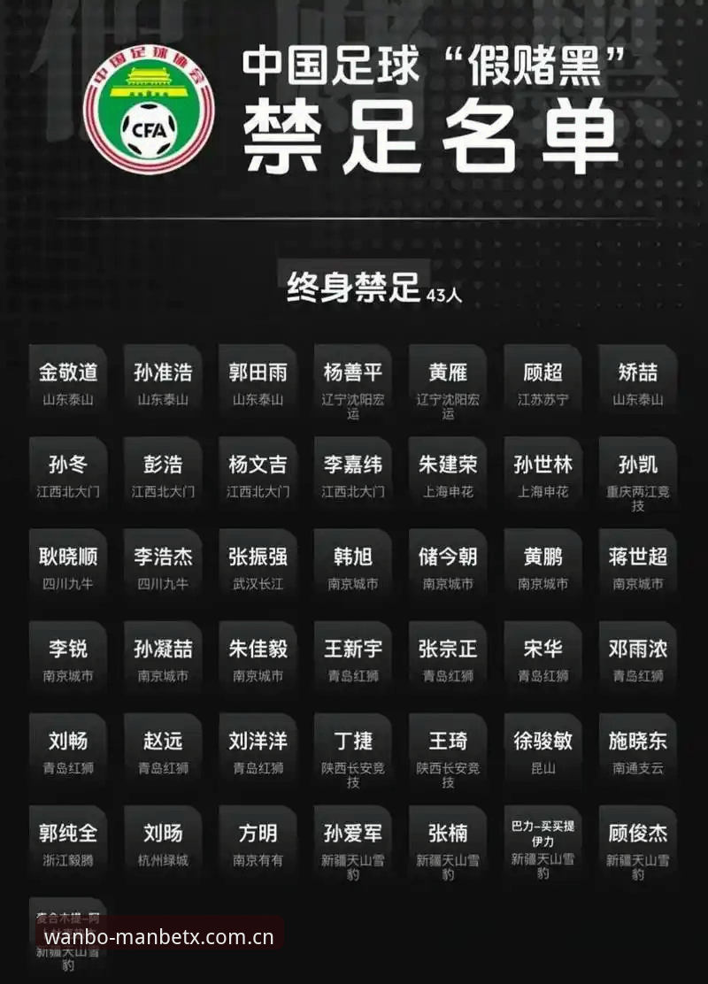 万博体育平台用户解读足协第三批禁足名单操作教程